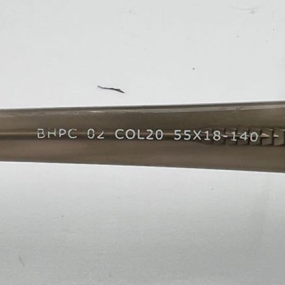 Beverly Hills Polo Club Gray Oval Sunglasses Frames BHPC 02 - Picture 6 of 6